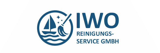 Logo IWO Reinigungsservice GmbH mit weißem Hintergrund